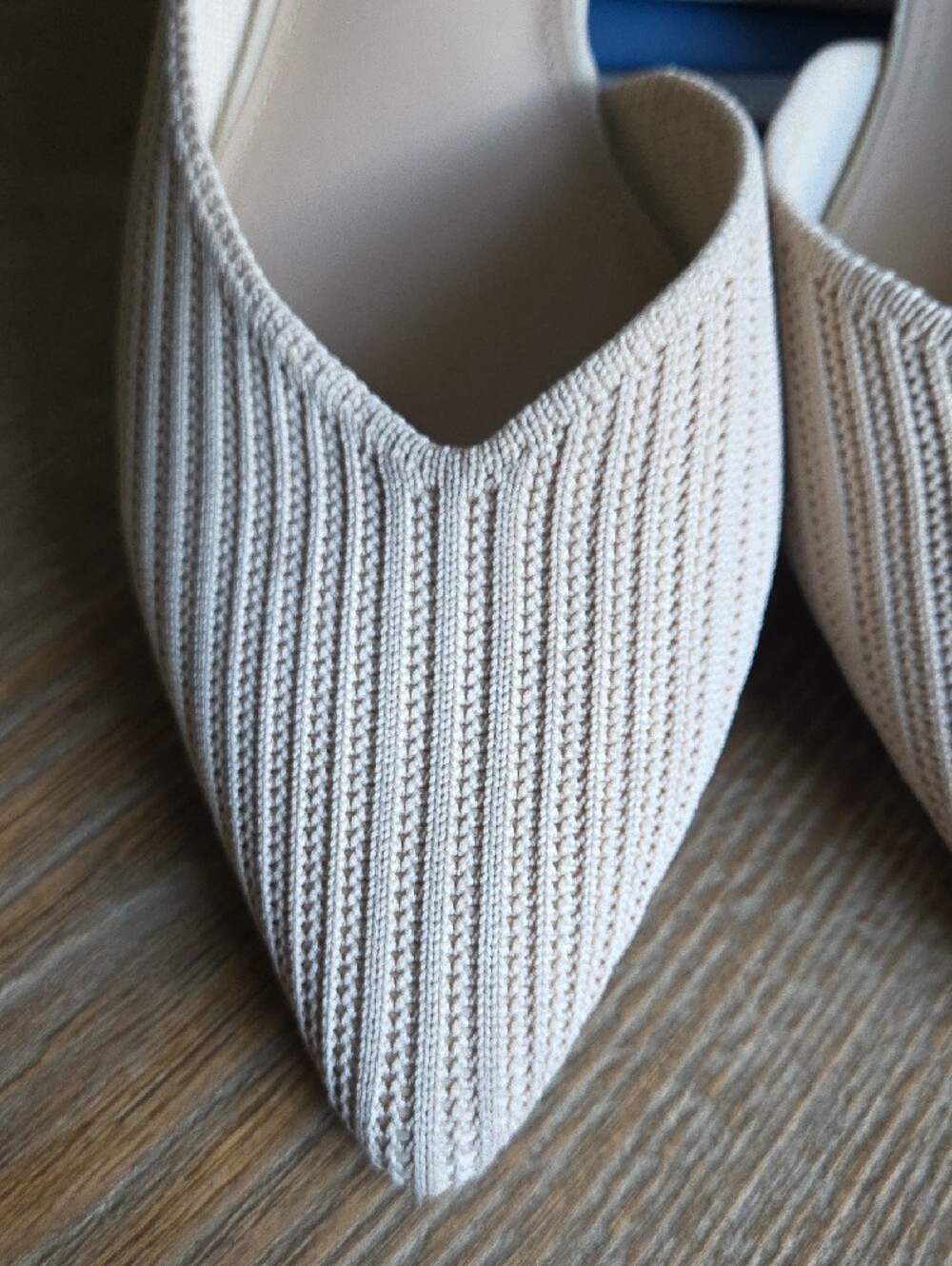 Vivaia Melia Flats Pointed in Light Beige - Picture 7 of 13